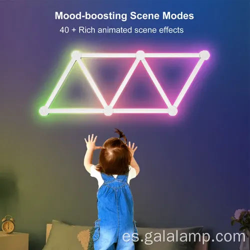 Lámpara de colgación LED inteligente para iluminación de habitaciones